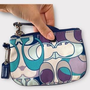 Stylish Multicolor Coach Wristlet